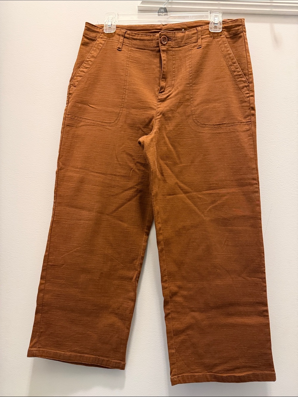 Style & Co. Wide Leg Pants in Rust Brown
